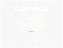 Tablet Screenshot of carrellidellaglio.com